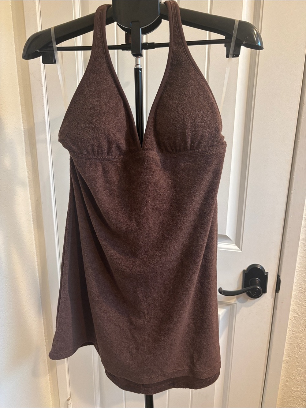 La Blanca Chocolate Brown Halter Swim Coverup